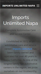 Mobile Screenshot of importsunlimitednapa.com